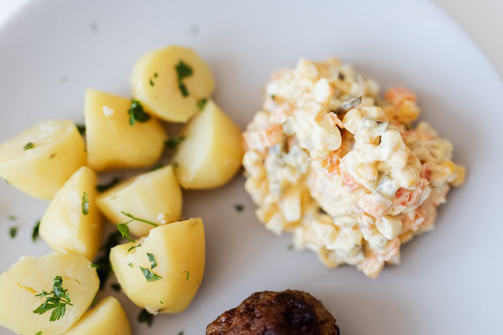 Veal Loaf with Potato Salad